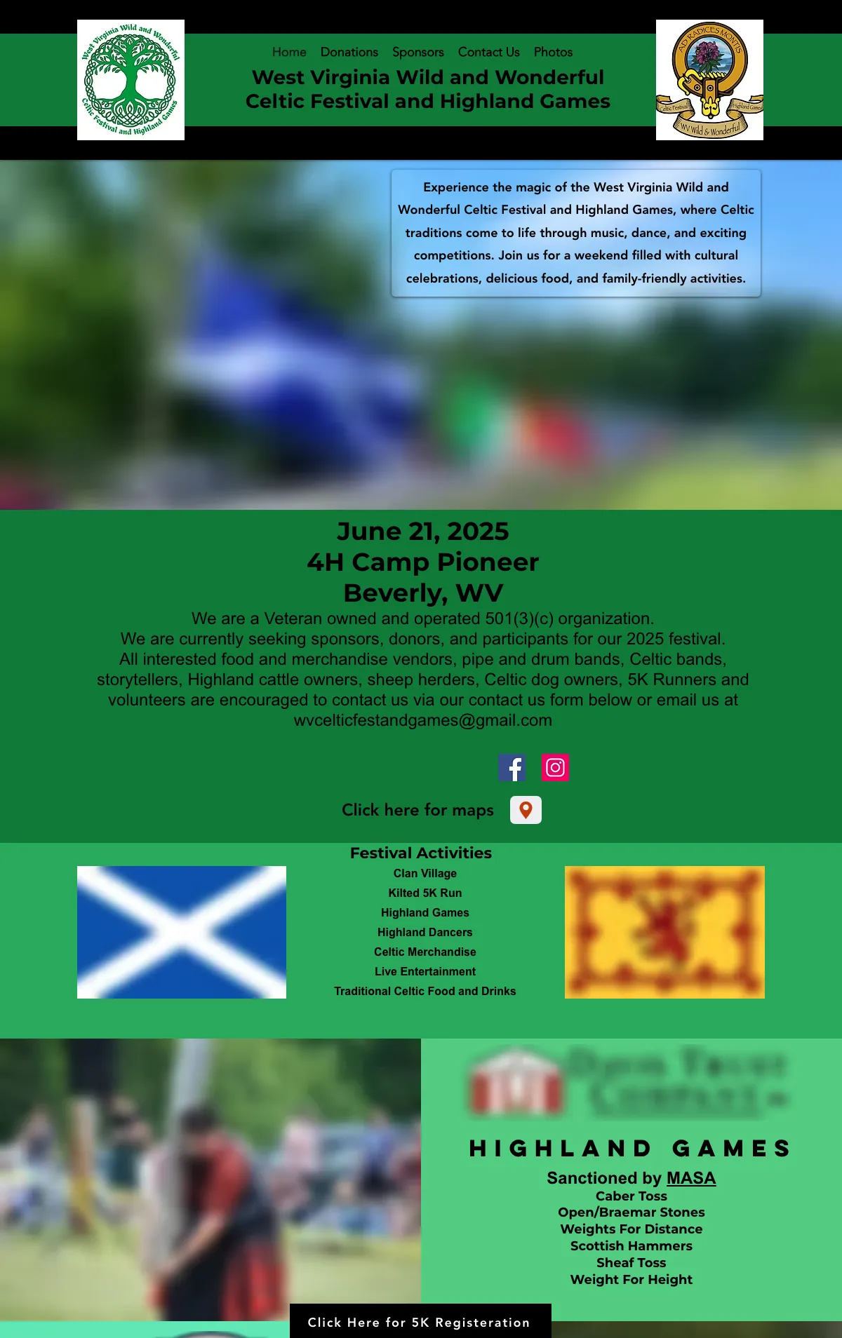 West Virginia Wild and Wonderful Celtic Festival and Highland Games