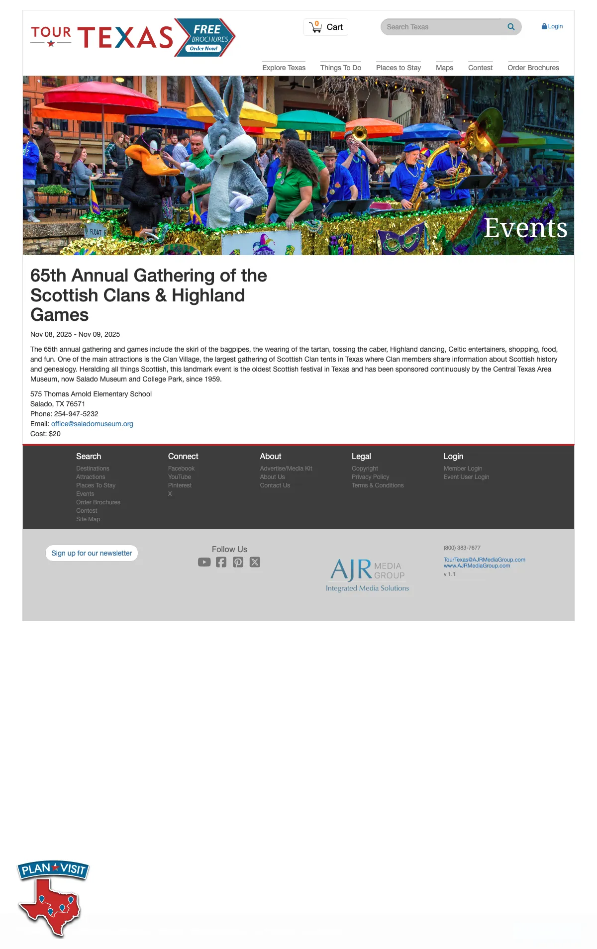 65th Annual Gathering of the Scottish Clans & Highland Games