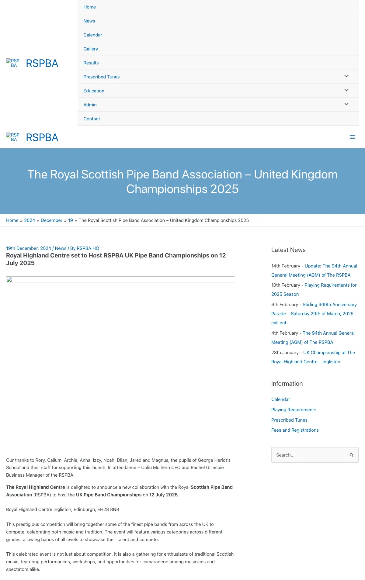 UK Pipe Band Championships