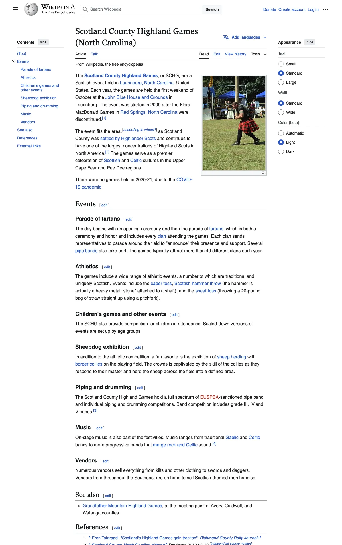 Scotland County Highland Games